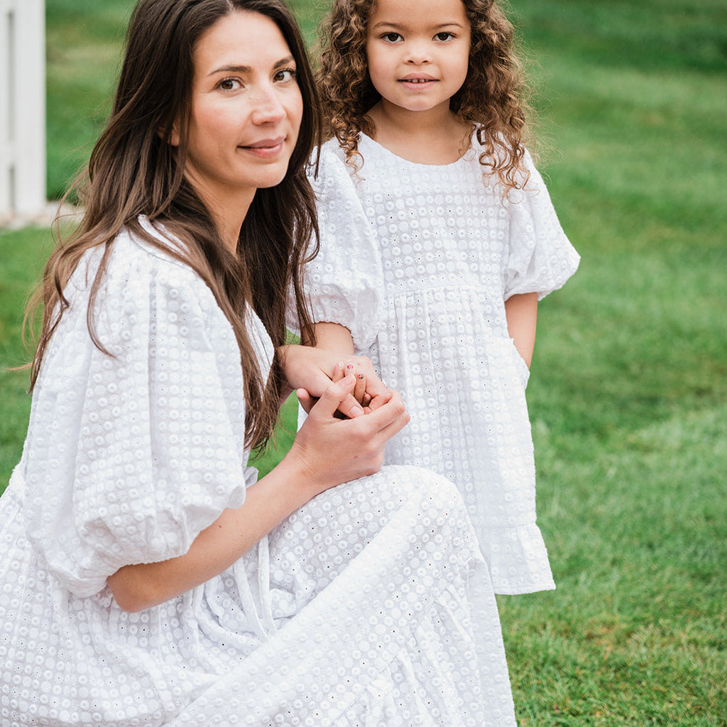 The Delphine Broderie Anglaise Dress